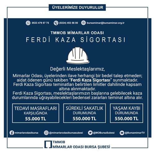 Mimarlar Odası Bursa Şubesi – Mimarlar Odası Bursa Şubesi